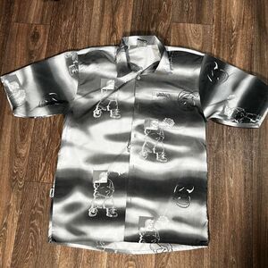 Southpole Men's Grey and Silver Shirt